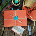 Gift Wrapping, Wax Seal, Raffia & Hand Written Note - Artisan Chocolates by Wood Row Chocolates