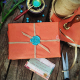 Gift Wrapping, Wax Seal, Raffia & Hand Written Note - Artisan Chocolates by Wood Row Chocolates