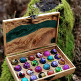 Handcrafted Wooden Display Box - Artisan Chocolates by Wood Row Chocolates