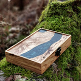Handcrafted Wooden Display Box - Artisan Chocolates by Wood Row Chocolates